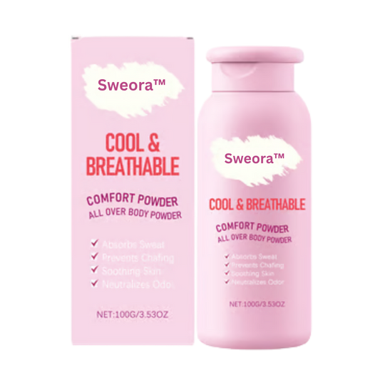Sweora™ Antiperspirant Body Powder | Keeps skin cool, dry & fresh in minutes