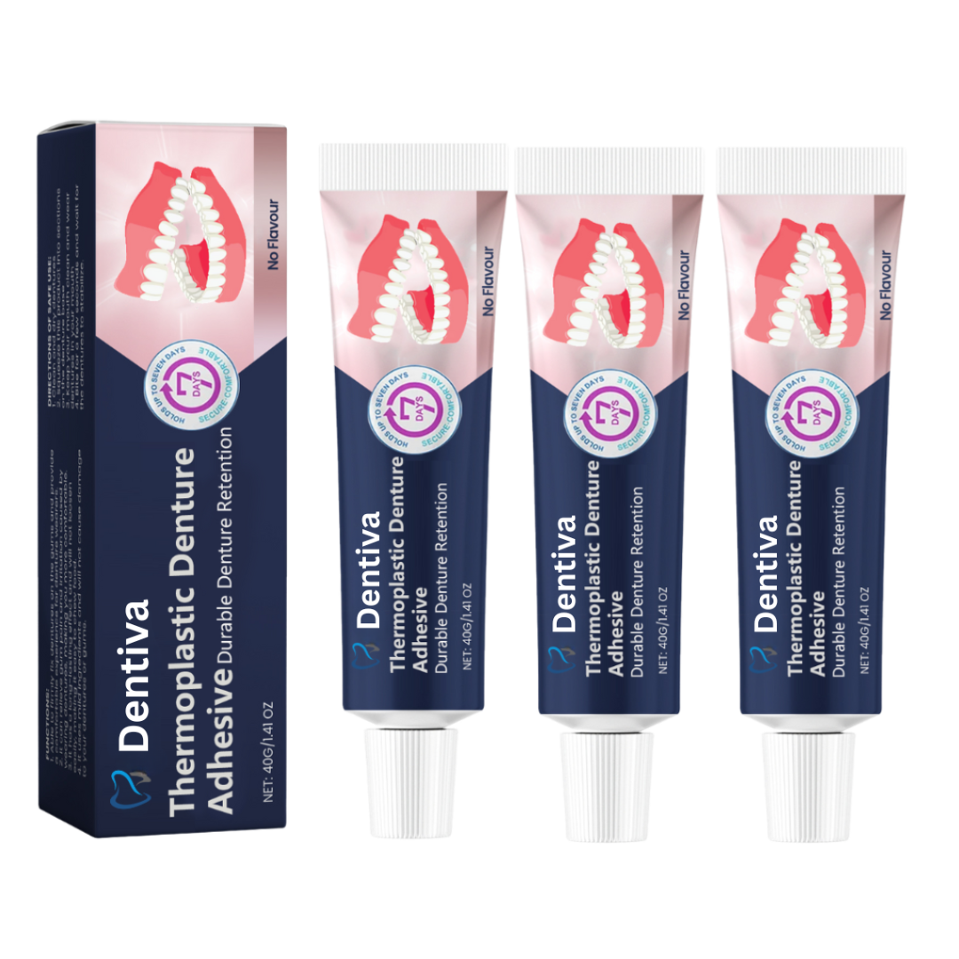 Dentiva™ Denture Bonding Agent | Secure hold without daily bonding in 3 days
